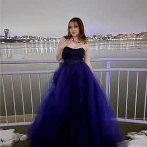 Alyce Strapless Prom Dress